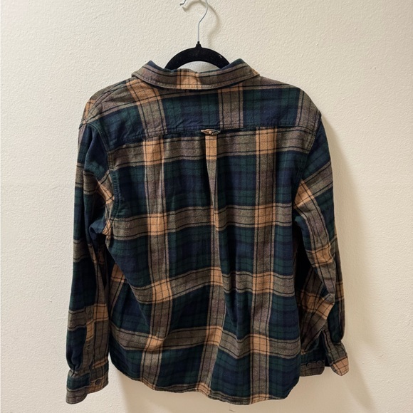 Eddie Bauer Green and Black Flannel Shirt Size Large - Picture 6 of 6